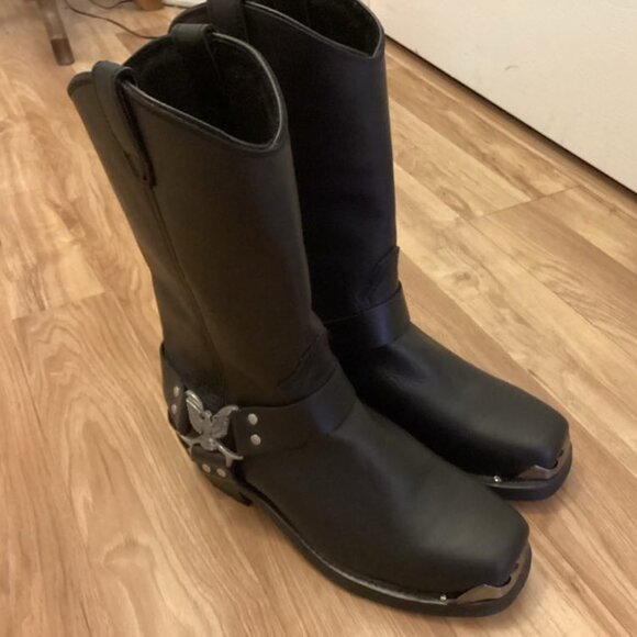 dingo Other - Dingo Black Leather Men's Motorcycle Boots NWOT Sz. 11